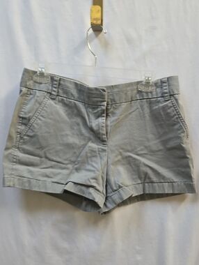 J. Crew Light Gray Cotton Chino Bermuda Shorts